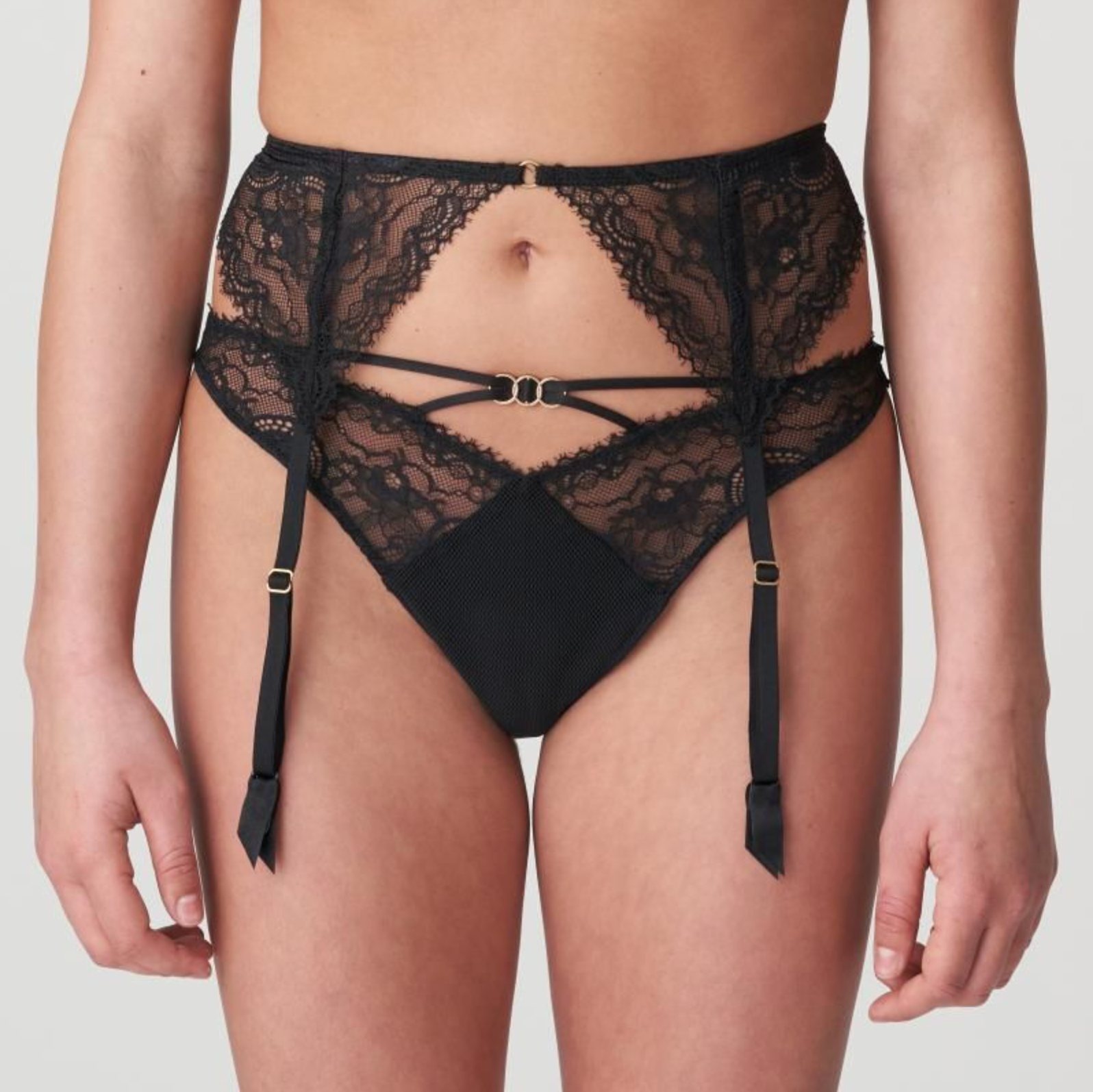 Junoo Garter Belt - Black  My Bare Essentials