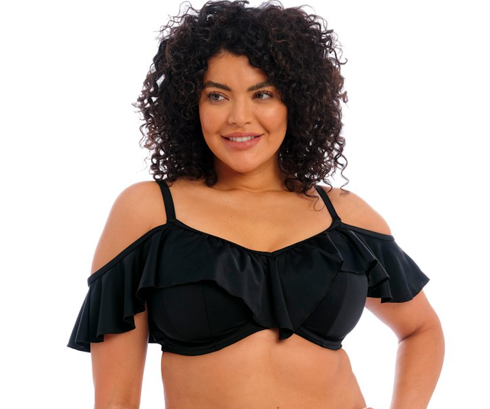 Blk Plain Sailing Bikini Top main image 1