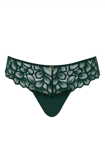 Allure Thong - Forest Green