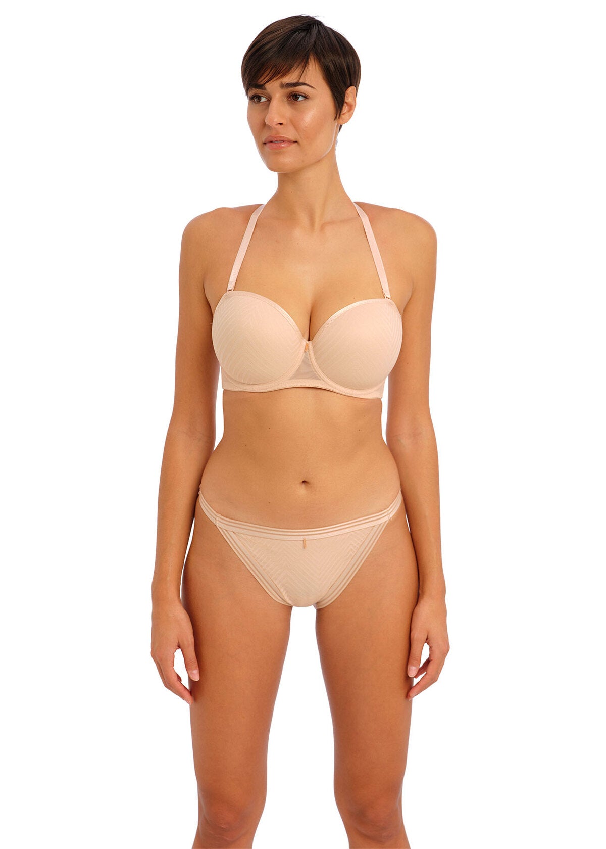 Tailored Moulded Strapless Bra- Natural Beige