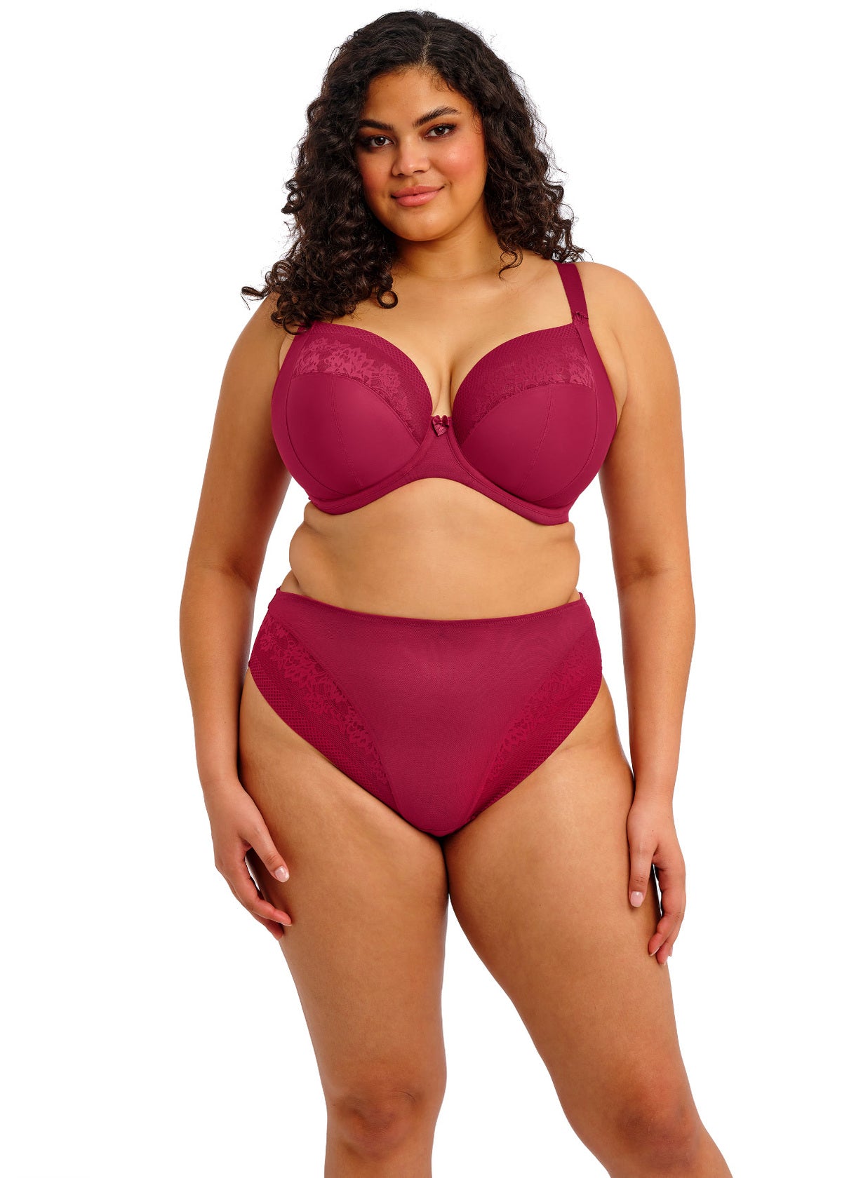 Nerina Plunge Bra - Rouge