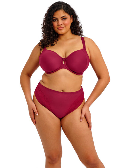 Nerina High Leg Brief - Rouge