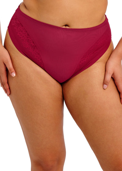Nerina High Leg Brief - Rouge