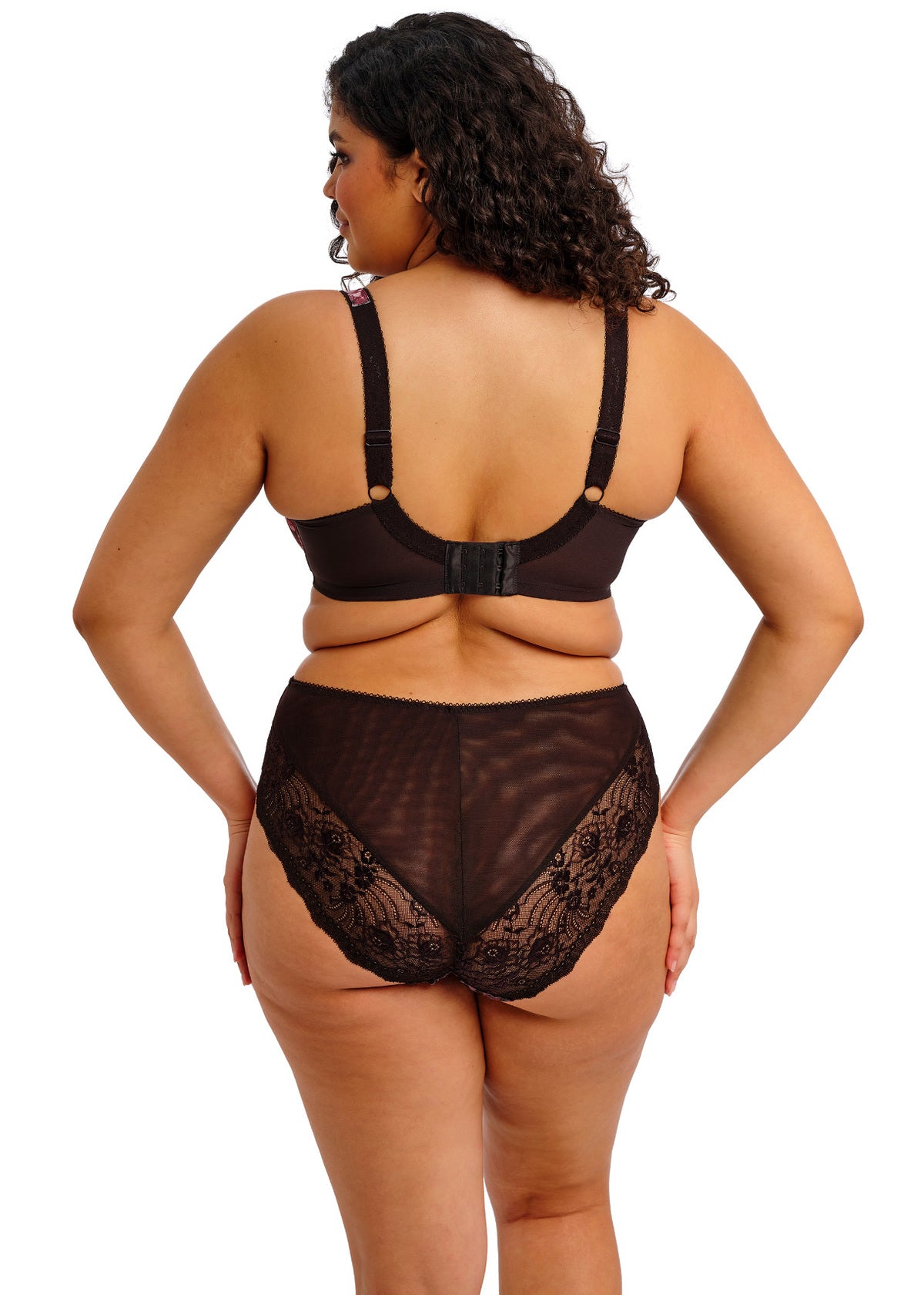 Morgan Stretch Banded Bra - Dark Romance