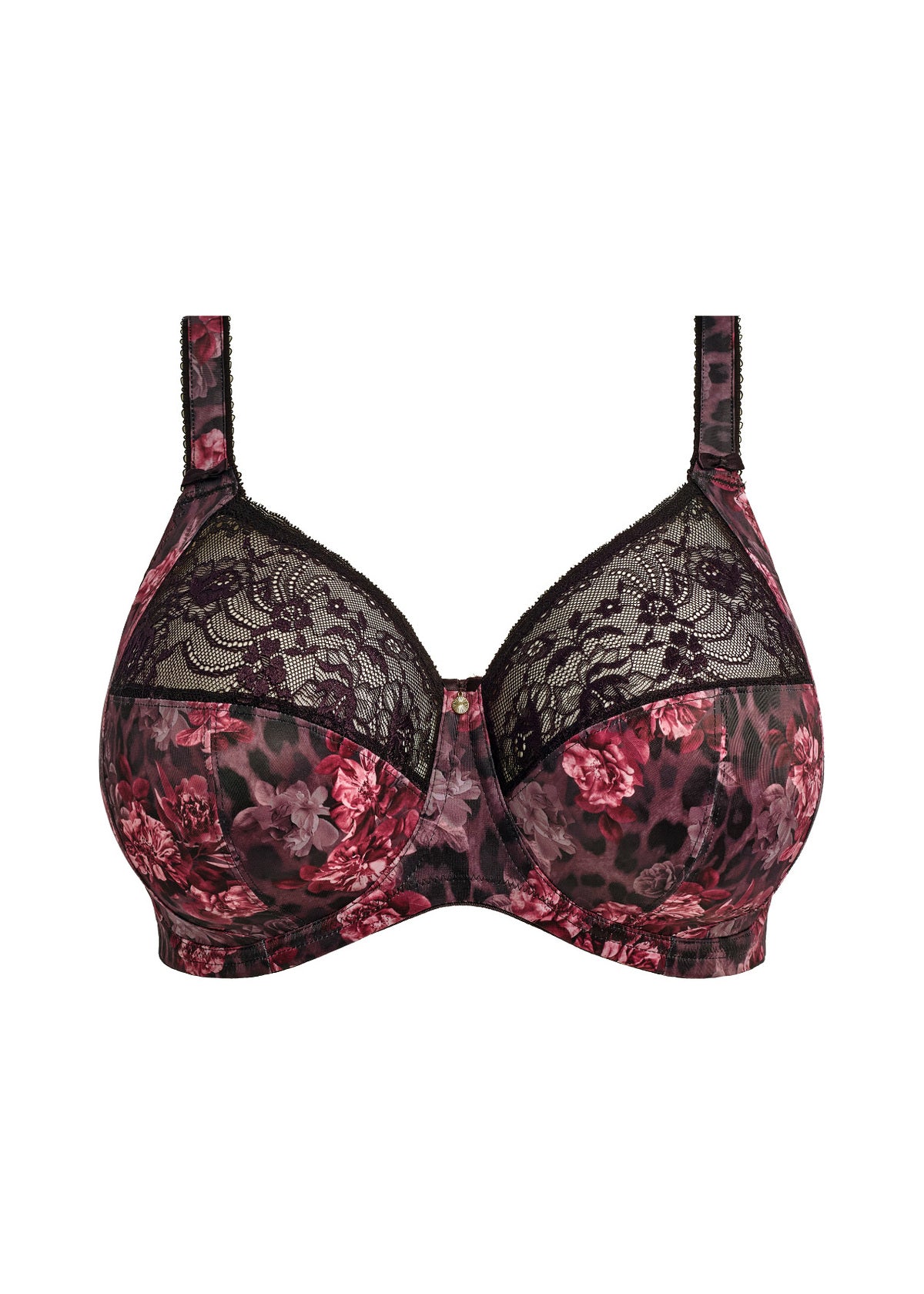 Morgan Stretch Banded Bra - Dark Romance