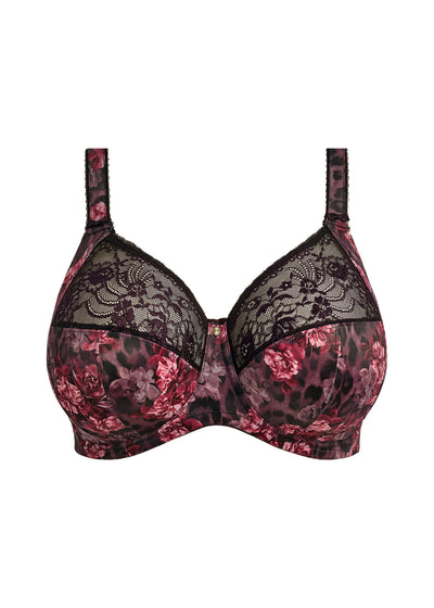 Morgan Stretch Banded Bra - Dark Romance