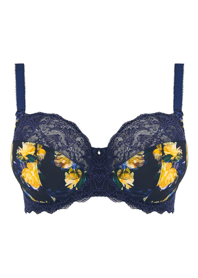 Lucia Side Support Bra - Navy