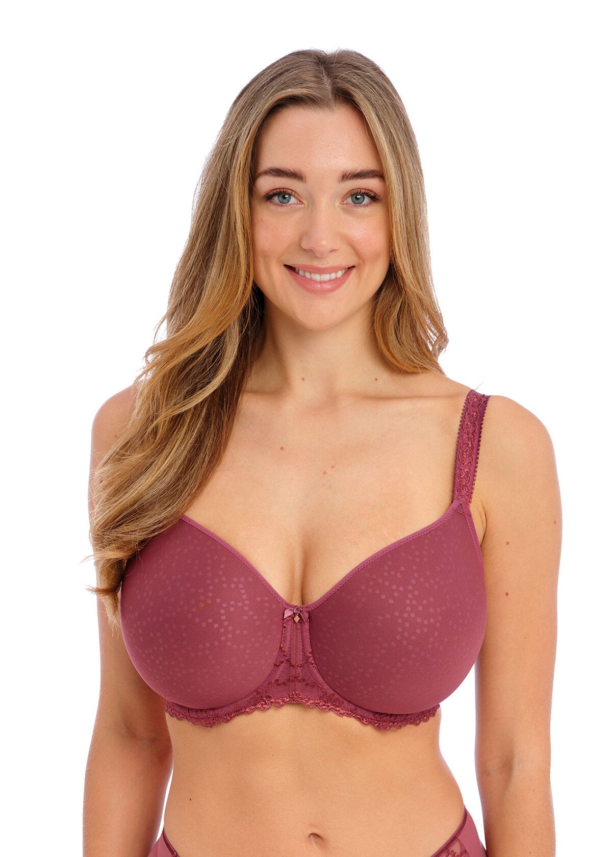 Ana Uw Moulded Spacer Bra - Rosewood