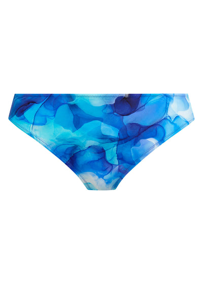 Saunton Sands Mid Rise Bikini Brief - Dazzling Blue