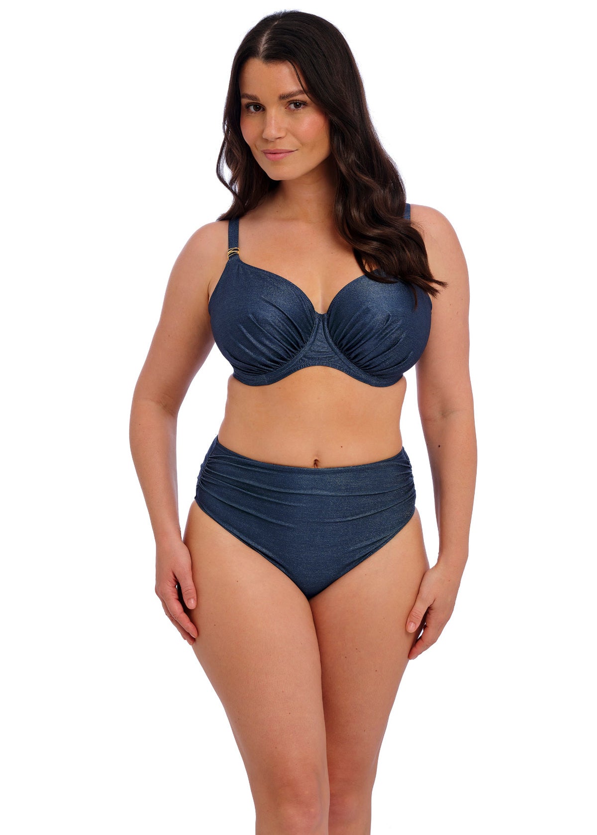 Paros Coast Full Cup Bikini Top - Midnight Sparkle