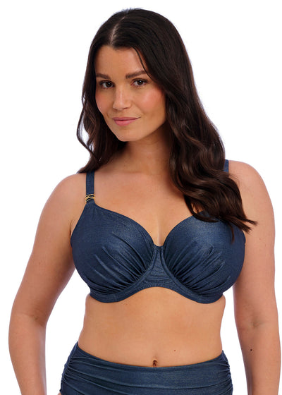 Paros Coast Full Cup Bikini Top - Midnight Sparkle