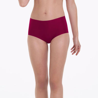 Essential High Waist Briefs - Cherry Red