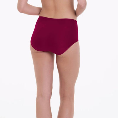 Essential High Waist Briefs - Cherry Red