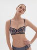 Intrigue Sheer Demi - Cinder Blue