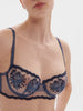 Intrigue Sheer Demi - Cinder Blue