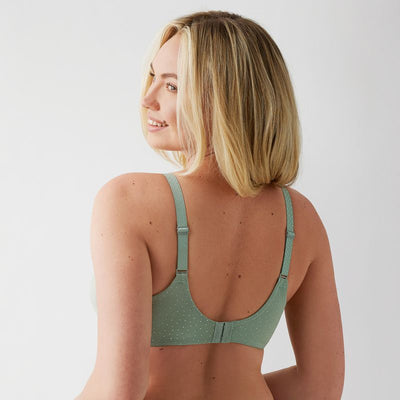 Back Appeal Underwire Bra - Iceberg Green