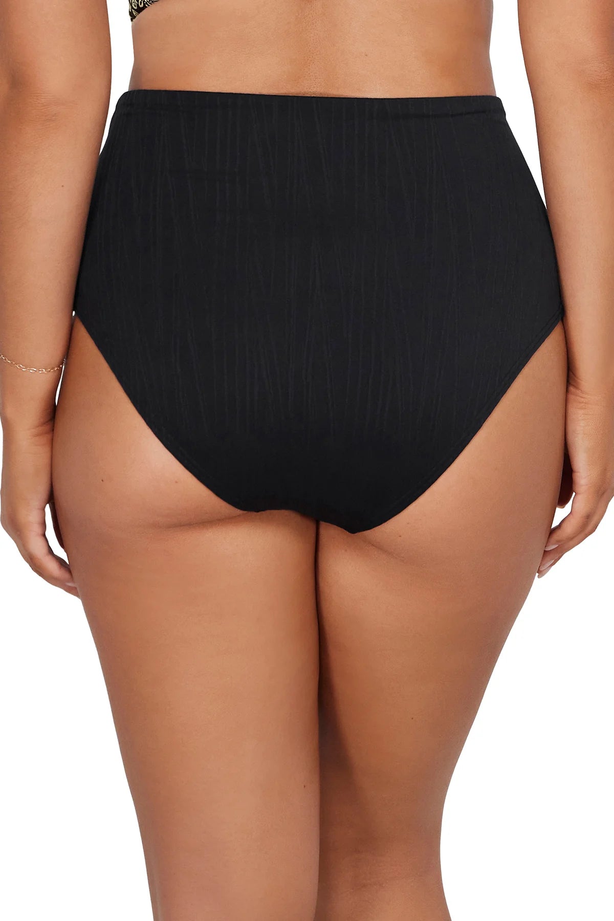 Capri High Waist Bottom - Venice Seagrass Texture