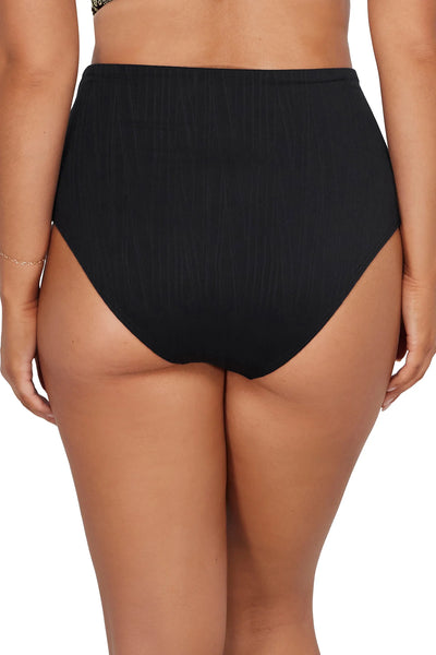 Capri High Waist Bottom - Venice Seagrass Texture