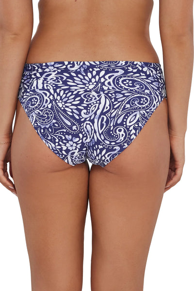 Hannah High Waist Bikini Bottom - Marina