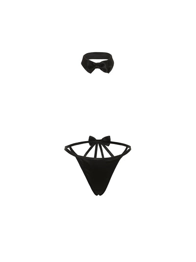 Tuxedo Me Please Bowtie & Panty Set