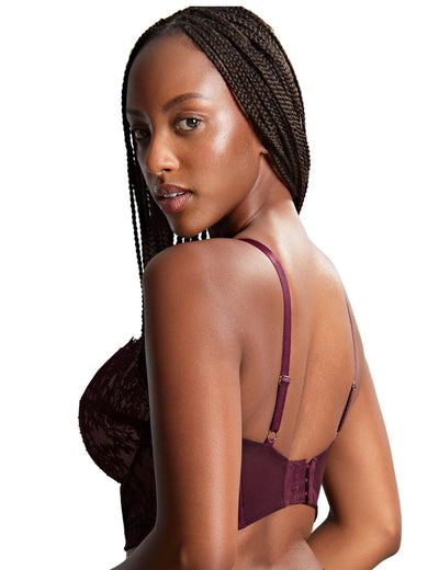 Carmen Lace Bustier - Mulberry