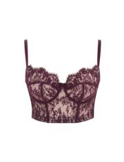 Carmen Lace Bustier - Mulberry