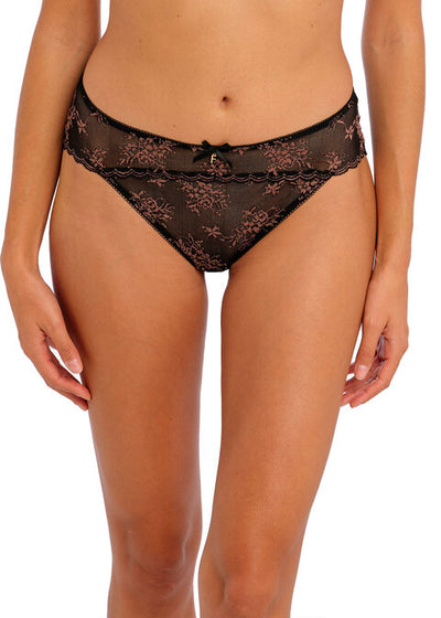 Offbeat Decadence Lace Brief - Black