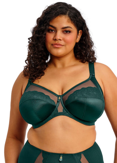 Cate Allure Banded Full Cup Bra - Deep Emerald