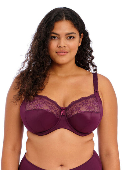 Morgan Stretch Banded Bra - Blackberry