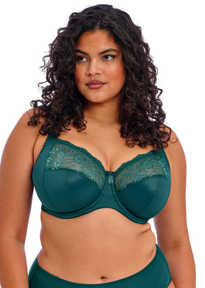 Morgan Stretch Banded Bra - Deep Teal