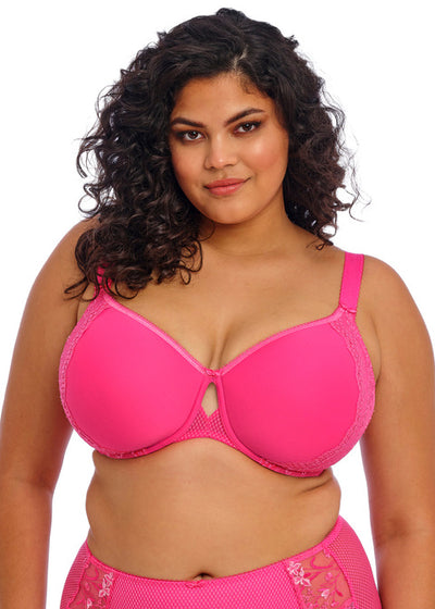 Charley Bandless Spacer Moulded Bra - Hot Pink