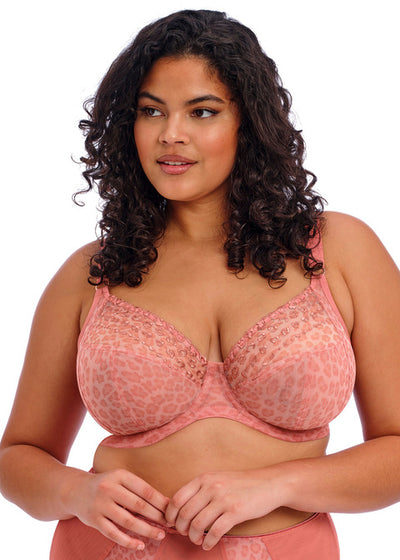 Matilda Plunge Bra - Rose Leopard