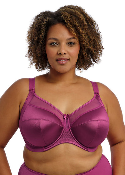 Keira Banded Bra - Mulberry