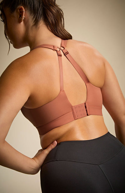 Endurance Wired Non-Padded Sports Bra - Sienna Rose
