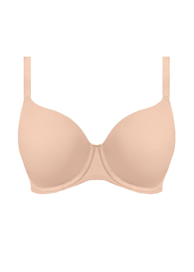 Undetected Moulded Plunge T-Shirt Bra - Natural Beige