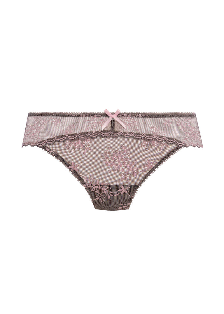 Offbeat Decadence Brief - Grey / Pink