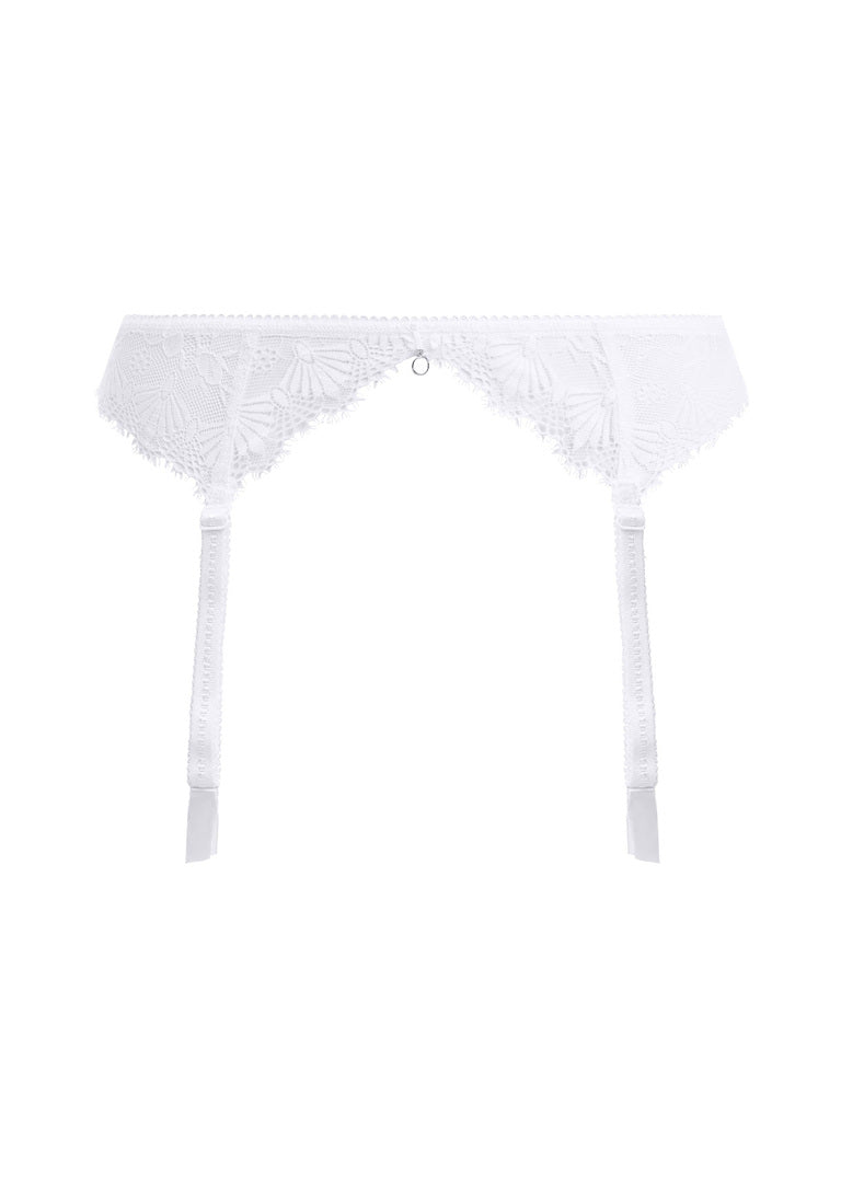 Fascinate Suspender - White