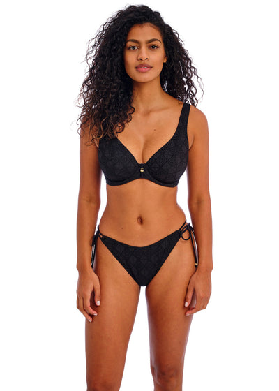 Nomad Nights High Leg Bikini Brief - Black