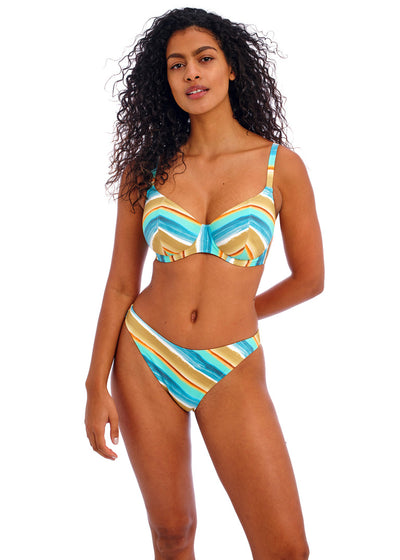 Castaway Island Plunge Bikini Top - Multi