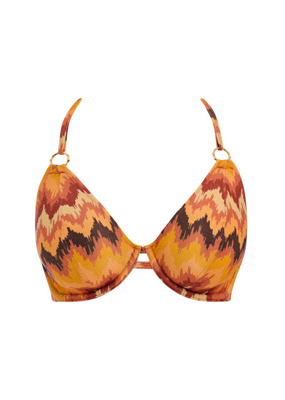 Arizona Wave Halter Bikini Top - Horizon