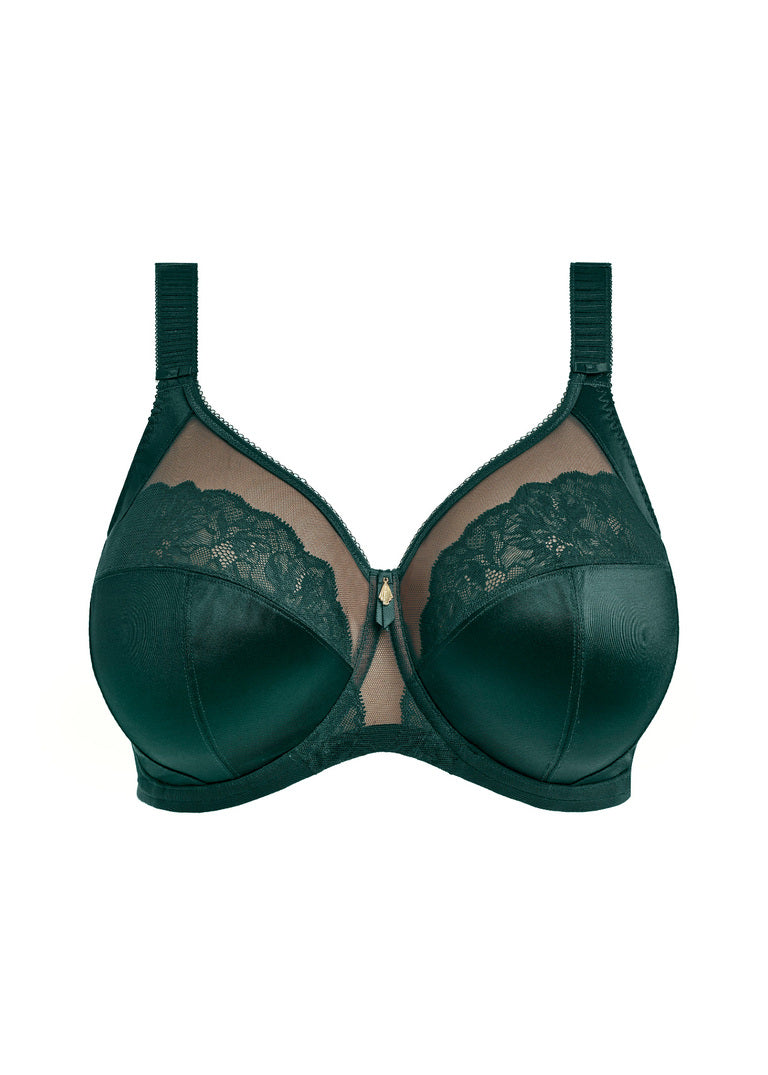 Cate Allure Banded Full Cup Bra - Deep Emerald
