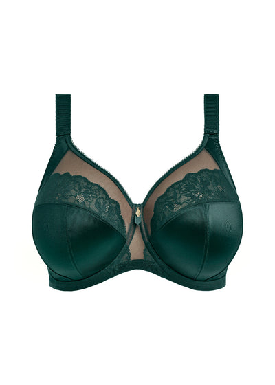 Cate Allure Banded Full Cup Bra - Deep Emerald