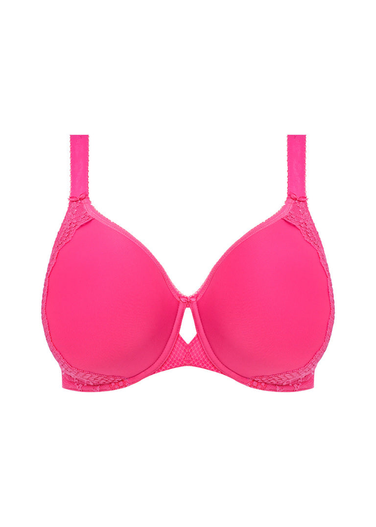 Charley Bandless Spacer Moulded Bra - Hot Pink