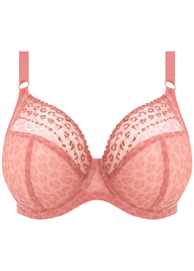 Matilda Plunge Bra - Rose Leopard