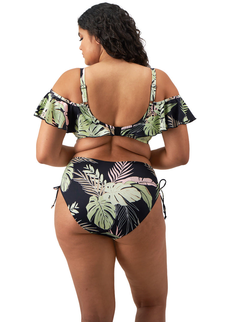 Tropical Retreat Underwire Bikini Top -Black