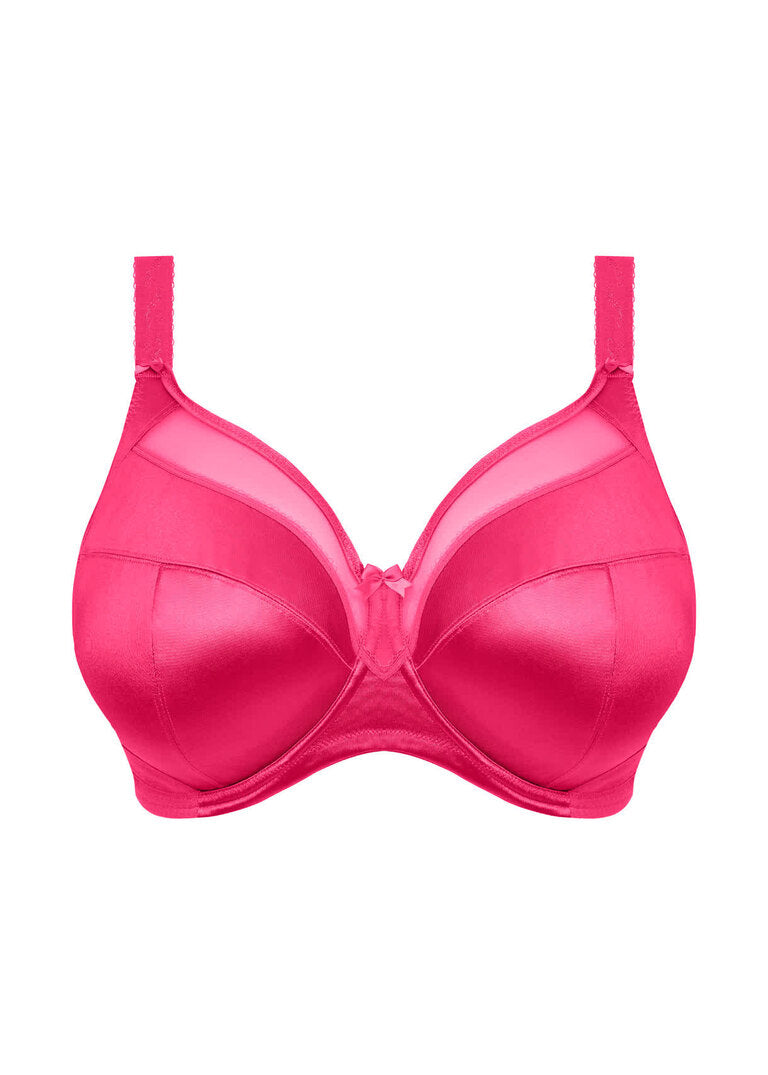 Keira Banded Bra - Hot Pink