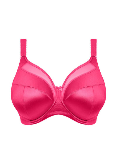 Keira Banded Bra - Hot Pink