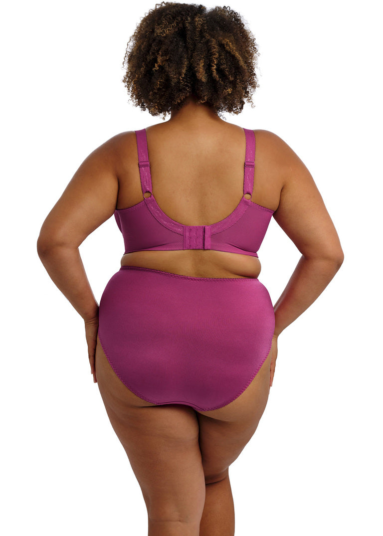Keira Banded Bra - Mulberry