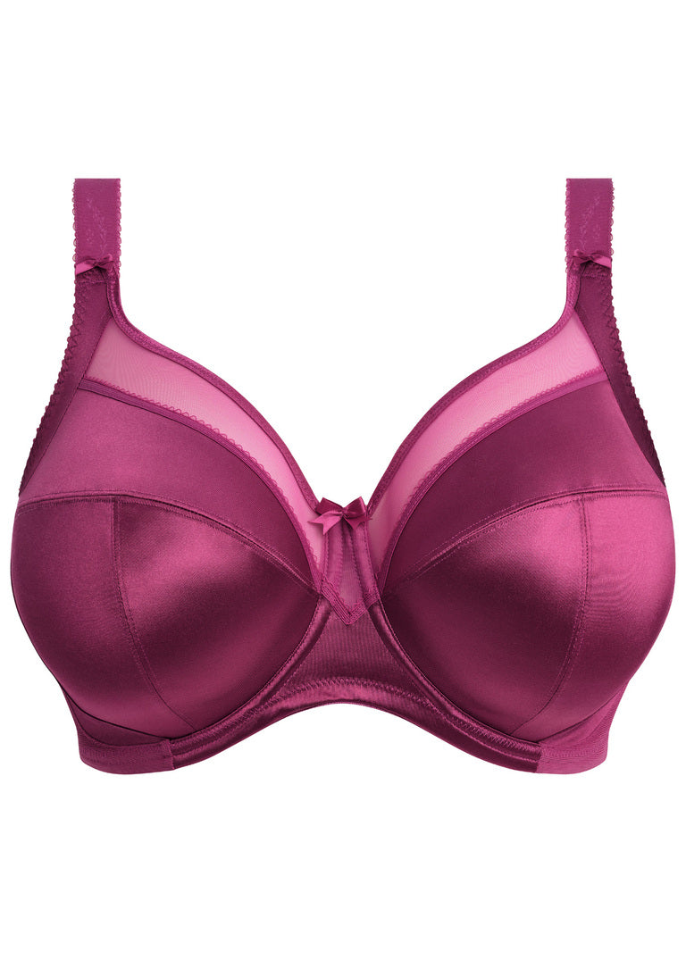 Keira Banded Bra - Mulberry