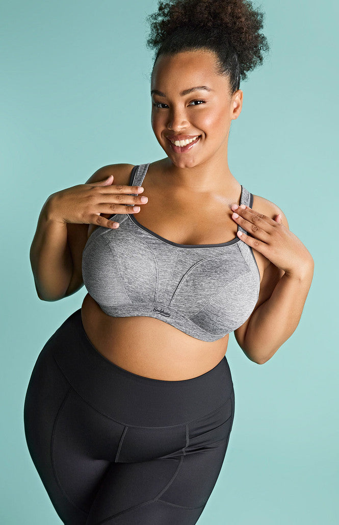 Activate Wired Sports Bra -  Charcoal Marl